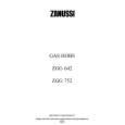 ZANUSSI ZGG752ALUR Owners Manual ZANUSSI ZGG752ALUR Owners Manual