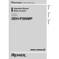 PIONEER DEH-P390MP/XS/UC Owners Manual PIONEER DEH-P390MP/XS/UC Owners Manual