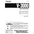 TEAC V3000 Owners Manual TEAC V3000 Owners Manual