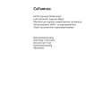 AEG CAFAMOSACF95 Owners Manual AEG CAFAMOSACF95 Owners Manual