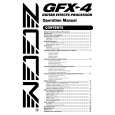 ZOOM GFX-4 Owners Manual ZOOM GFX-4 Owners Manual