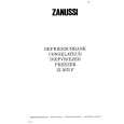 ZANUSSI ZI5075F Owners Manual ZANUSSI ZI5075F Owners Manual