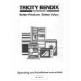TRICITY BENDIX BL492W Owners Manual TRICITY BENDIX BL492W Owners Manual