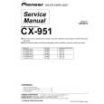 PIONEER CX-951 Service Manual PIONEER CX-951 Service Manual