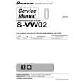 PIONEER S-VW02/DAXJI Service Manual PIONEER S-VW02/DAXJI Service Manual