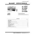 SHARP XL520E Service Manual SHARP XL520E Service Manual