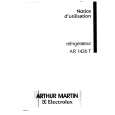 ARTHUR MARTIN ELECTROLUX AR1426T Owners Manual ARTHUR MARTIN ELECTROLUX AR1426T Owners Manual