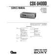 SONY CDXU400D Service Manual SONY CDXU400D Service Manual
