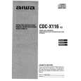 AIWA CDCX116 Owners Manual AIWA CDCX116 Owners Manual