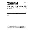 TEAC CD-01UPRO Owners Manual TEAC CD-01UPRO Owners Manual