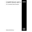 AEG 4201V-W Owners Manual AEG 4201V-W Owners Manual