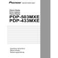 PIONEER PDP-433MXE/YVLDK Owners Manual PIONEER PDP-433MXE/YVLDK Owners Manual