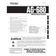 TEAC AG-680 Owners Manual TEAC AG-680 Owners Manual