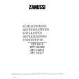 ZANUSSI ZFT165R Owners Manual ZANUSSI ZFT165R Owners Manual