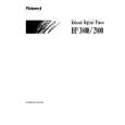 ROLAND HP2800 Owners Manual ROLAND HP2800 Owners Manual