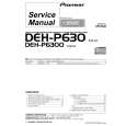 PIONEER DEH-P6300X1N Service Manual PIONEER DEH-P6300X1N Service Manual
