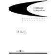 ELEKTRO HELIOS TF112-3 Owners Manual ELEKTRO HELIOS TF112-3 Owners Manual