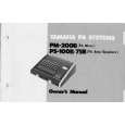 YAMAHA PM-200B Owners Manual YAMAHA PM-200B Owners Manual