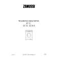 ZANUSSI IZ12W Owners Manual ZANUSSI IZ12W Owners Manual