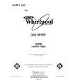 WHIRLPOOL LG6091XSW0 Parts Catalog WHIRLPOOL LG6091XSW0 Parts Catalog