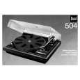 DUAL 504 Owners Manual DUAL 504 Owners Manual