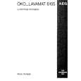 AEG LAV6105 Owners Manual AEG LAV6105 Owners Manual