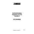 ZANUSSI ZCV562NW Owners Manual ZANUSSI ZCV562NW Owners Manual