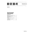 KENWOOD KX-31 Owners Manual KENWOOD KX-31 Owners Manual