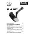 AKG C418 Owners Manual AKG C418 Owners Manual