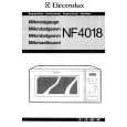 ELECTROLUX NF4018 Owners Manual ELECTROLUX NF4018 Owners Manual