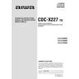 AIWA CDCX227 Owners Manual AIWA CDCX227 Owners Manual