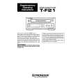 PIONEER T-F21/NV Owners Manual PIONEER T-F21/NV Owners Manual