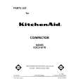 WHIRLPOOL KUCS181T0 Parts Catalog WHIRLPOOL KUCS181T0 Parts Catalog