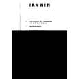 ZANKER WF2050 Owners Manual ZANKER WF2050 Owners Manual