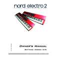 MACINTOSH NORD ELECTRO 2 Owners Manual MACINTOSH NORD ELECTRO 2 Owners Manual