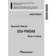PIONEER DEH-P90DAB/ES Owners Manual PIONEER DEH-P90DAB/ES Owners Manual