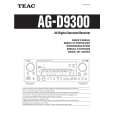 TEAC AGD9300 Owners Manual TEAC AGD9300 Owners Manual