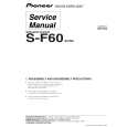 PIONEER S-F60/XCN5 Service Manual PIONEER S-F60/XCN5 Service Manual