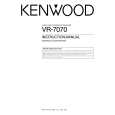 KENWOOD VR-7070 Owners Manual KENWOOD VR-7070 Owners Manual