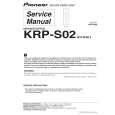 PIONEER KRP-S02/SXTW/WL5 Service Manual PIONEER KRP-S02/SXTW/WL5 Service Manual