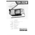 SONY TV4-203W Service Manual SONY TV4-203W Service Manual