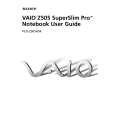 SONY PCGZ505HSK Owners Manual SONY PCGZ505HSK Owners Manual