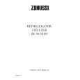 ZANUSSI ZK56/38RF Owners Manual ZANUSSI ZK56/38RF Owners Manual