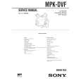 SONY MPKDVF Service Manual SONY MPKDVF Service Manual