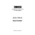 ZANUSSI ZCG7551XN Owners Manual ZANUSSI ZCG7551XN Owners Manual
