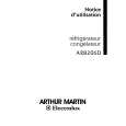 ARTHUR MARTIN ELECTROLUX AR8206D Owners Manual ARTHUR MARTIN ELECTROLUX AR8206D Owners Manual