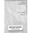 ARTHUR MARTIN ELECTROLUX ASL672 Owners Manual ARTHUR MARTIN ELECTROLUX ASL672 Owners Manual