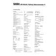 SABA FREIBURG TELECOMANDER H Service Manual SABA FREIBURG TELECOMANDER H Service Manual