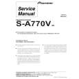 PIONEER S-A770V/XE Service Manual PIONEER S-A770V/XE Service Manual