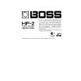 BOSS HF-2 Owners Manual BOSS HF-2 Owners Manual